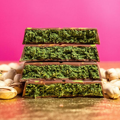Viral Dubai Milk Chocolate Pistachio Kunafa