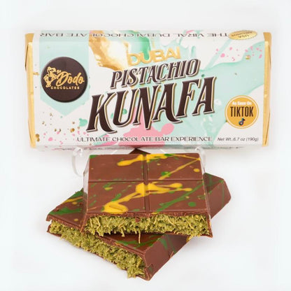 Viral Dubai Milk Chocolate Pistachio Kunafa