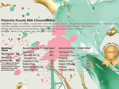 Viral Dubai Milk Chocolate Pistachio Kunafa