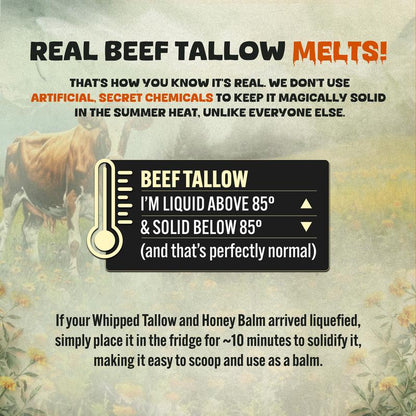 Beef Tallow Honey Balm – Nature’s Skincare Secret